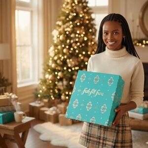 FABFITFUN 12 DAYS OF ADVENT | CHRISTMAS | HOLIDAY CALENDAR BOX [EMPTY]